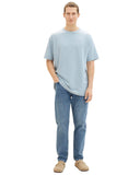 Tom Tailor Ανδρικό T-Shirt With Texture 1040952-15159 Μπλε