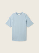 Tom Tailor Ανδρική Μπλούζα T-Shirt With Texture 1040952-15159 Σιέλ