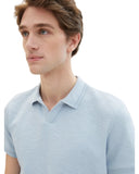 Tom Tailor Ανδρικό Textured Polo 1040954-15159 Μπλε