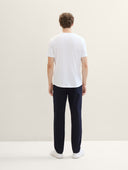 Tom Tailor Ανδρικό Παντελόνι Regular Tapered  Chino 1041461-10668 Μπλε