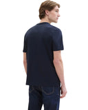 Tom Tailor Ανδρικό T-Shirt με Λογότυπο 1041855-10668 Μπλε