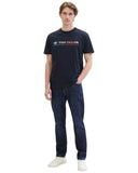 Tom Tailor Ανδρικό T-Shirt με Λογότυπο 1041855-10668 Μπλε