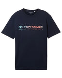 Tom Tailor Ανδρικό T-Shirt με Λογότυπο 1041855-10668 Μπλε