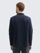 Ανδρική Μπλούζα Polo Μακρυμάνικη Tom Tailor 1043278-10668 Μπλε