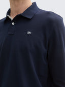 Ανδρική Μπλούζα Polo Μακρυμάνικη Tom Tailor 1043278-10668 Μπλε