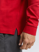 Ανδρική Μπλούζα Polo Μακρυμάνικη Tom Tailor 1043278-12830 Κόκκινο