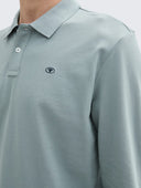 Ανδρική Μπλούζα Polo Μακρυμάνικη Tom Tailor 1043278-27475 Μέντα