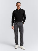 Ανδρική Μπλούζα Polo Μακρυμάνικη Tom Tailor 1043278-29999 Μαύρο