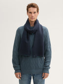 Tom Tailor Κασκόλ Διπλής Όψης  Basic Scarf 1043559-10668 Μπλε/Πράσινο
