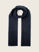 Tom Tailor Κασκόλ Διπλής Όψης  Basic Scarf 1043559-10668 Μπλε/Πράσινο