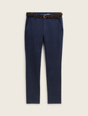 Tom Tailor Ανδρικό Παντελόνι Travis Slim Chinos With a Belt 1043719-10668 Μπλε