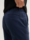 Tom Tailor Ανδρικό Παντελόνι Travis Slim Chinos With a Belt 1043719-10668 Μπλε