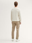 Tom Tailor Ανδρικό Παντελόνι Travis Slim Chinos With a Belt 1043719-32240 Μπεζ