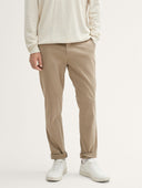 Tom Tailor Ανδρικό Παντελόνι Travis Slim Chinos With a Belt 1043719-32240 Μπεζ