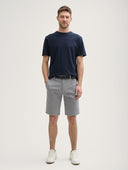Tom Tailor Ανδρική Βερμούδα  Slim Chino With Belt 1044707-32284 Μπλε