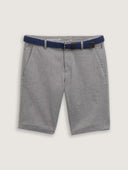 Tom Tailor Ανδρική Βερμούδα  Slim Chino With Belt 1044707-32284 Μπλε