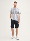Tom Tailor Ανδρική Cargo Shorts Βερμούδα 1044709-37213 Μπλε