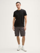 Tom Tailor Ανδρική Cargo Shorts Βερμούδα 1044709-37217 Γκρι