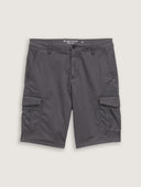 Tom Tailor Ανδρική Cargo Shorts Βερμούδα 1044709-37217 Γκρι