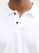 Tom Tailor Ανδρική Μπλούζα Polo Κοντομάνικη 1045600-20000 Λευκό