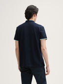 Tom Tailor Ανδρική Μπλούζα Piqué Polo Shirt With Stand-Up Collar 1045705-10668 Μπλε