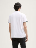 Tom Tailor Ανδρική Μπλούζα Piqué Polo Shirt With Stand-Up Collar 1045705-20000 Λευκό