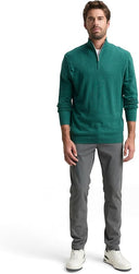 Tom Tailor Ανδρικό Πλεκτό Βαμβακερό Με Κασμίρι Half Zip 1048018-38681 Πράσινο