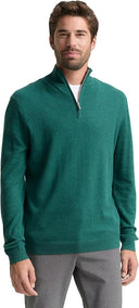Tom Tailor Ανδρικό Πλεκτό Βαμβακερό Με Κασμίρι Half Zip 1048018-38681 Πράσινο