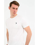 US POLO ASSN ΑΝΔΡΙΚΟ T-SHIRT  DBL.Horse 5708449351 -101 Λευκό