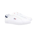 Lacoste Ανδρικά Δερμάτινα Sneakers Powercourt 49SMA0080407 WHT/NVY/RED Λευκό