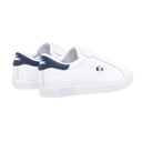 Lacoste Ανδρικά Δερμάτινα Sneakers Powercourt 49SMA0080407 WHT/NVY/RED Λευκό