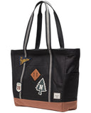 Herschel Τσάντα Ώμου Heritage Tote 24,5L 11467-07785 Μαύρο