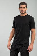Vittorio Ανδρική Μπλούζα T-Shirt 200-24-110 Μαύρο