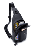 Δερμάτινο τσαντάκι body Bull Captain XB 121 μαύρο