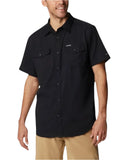 Columbia Ανδρικό Πουκάμισο Κοντομάνικο Utilizer™ II Solid 1577762-011 Μαύρο