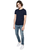 Tom Tailor Ανδρικό T-shirt με Τσέπη 10553030912-6576 Μπλε