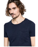 Tom Tailor Ανδρικό T-shirt με Τσέπη 10553030912-6576 Μπλε