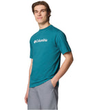 Ανδρική Μπλούζα Columbia CSC Basic Logo™ Short Sleeve Tee 1680053-364 Πετρόλ