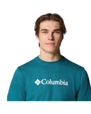Ανδρική Μπλούζα Columbia CSC Basic Logo™ Short Sleeve Tee 1680053-364 Πετρόλ