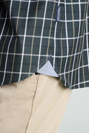 Navy & Green Ανδρικό Πουκάμισο Μακρυμάνικο Καρό 24NG.EKO68/1B Olive/Grey/Green Πράσινο