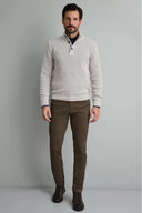 Navy and Green Ανδρικό Παντελόνι Chinos 24AG.1003MFA/201K.8 Cafe Noir Καφέ