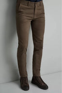 Navy and Green Ανδρικό Παντελόνι Chinos 24AG.1003MFA/201K.8 Cafe Noir Καφέ