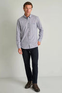 Navy and Green Ανδρικό Παντελόνι Chinos 24AG.1003MFA/201K.8 Oxford Blue Μπλε