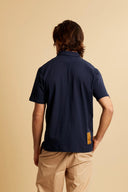 La Martina Ανδρική Polo Μπλούζα CCMP05JS259-07017 Μπλε