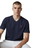 La Martina Ανδρικό T-Shirt V-Neck MCR013JS388-07017 Μπλε