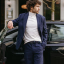 La Boucle Ανδρική Ζώνη Πλεκτή Memphis B10-100185 Odyssey Grey Black