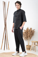 Vittorio Πουκάμισο Overshirt Vittorio 300-24-MONTERI Black