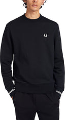 Fred Perry Ανδρικό Φούτερ M7535-184 Μαύρο
