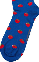 John Frank Ανδρικές Κάλτσες Tomatoes JFLSCOOL30 ONE SIZE 40-45 Blue