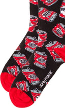 John Frank Ανδρικές Κάλτσες ONE SIZE 40-45 JFLSFUN88  Μαύρο
